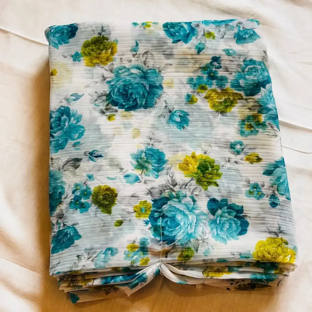 Mayapur Phoolwali Saree – ISKCON Devotional Wear             